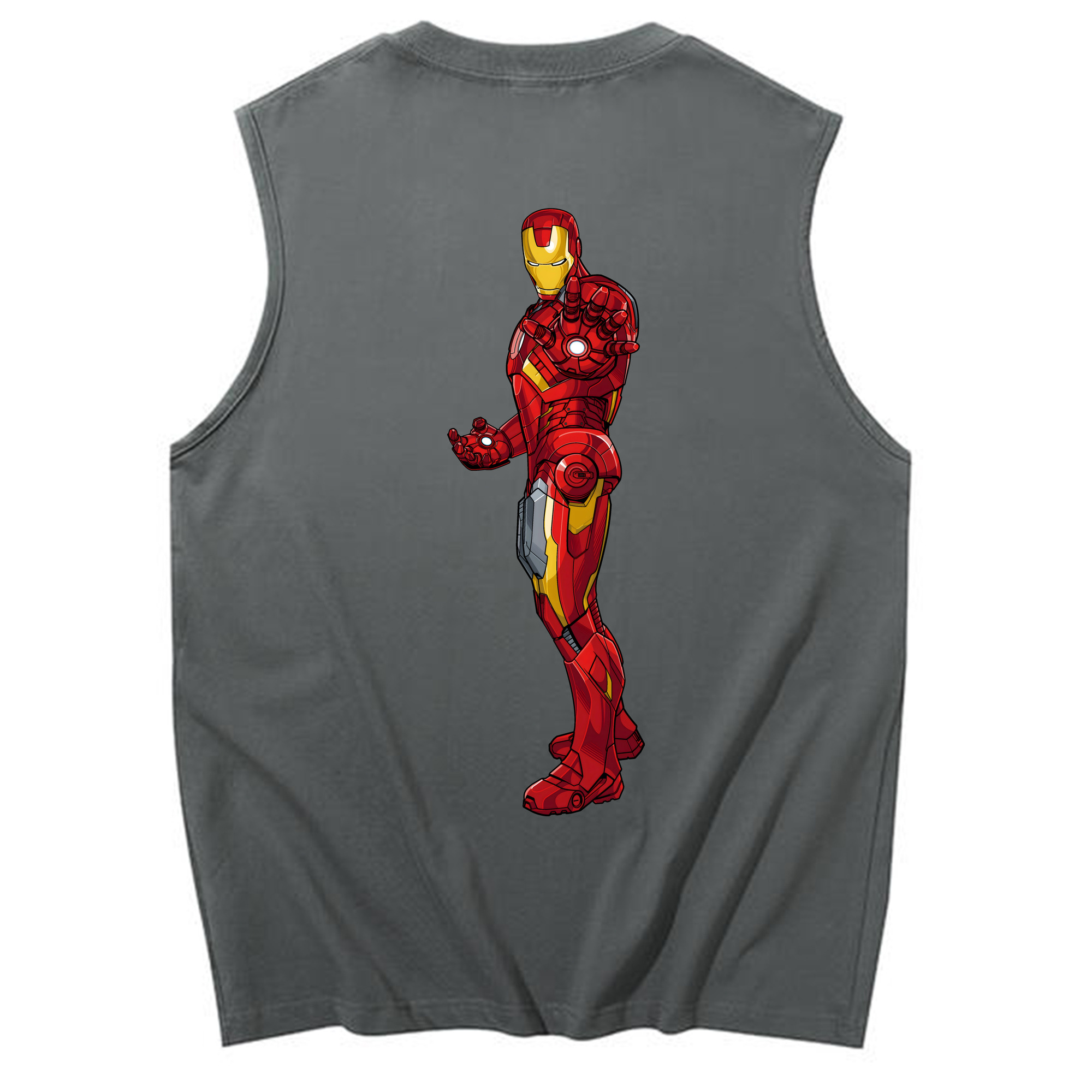 （画像用） アベンジャーズ The Avengers コットン100％タンクトップ（背面プリント）